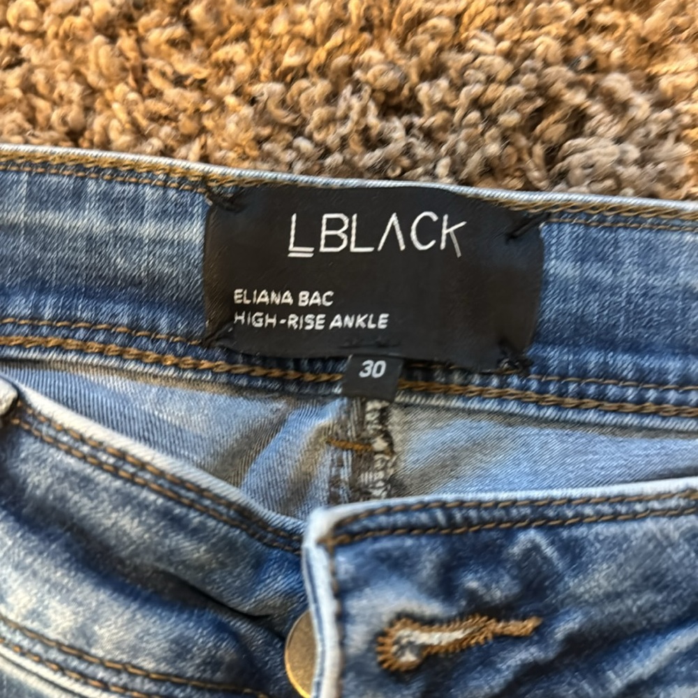 Eliana high rise ankle size 30 medium wash - Picture 4 of 5